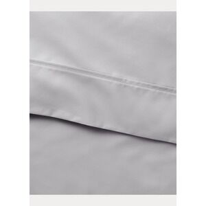 Ralph Lauren‎ Home 464 Thread Count Percale Flat Sheet  Queen Pale Flannel Grey